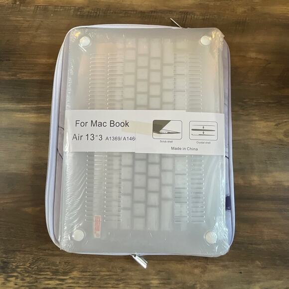 MacBook Air 13”3 2010-2017 purple soft case with hardshell - Picture 4 of 7